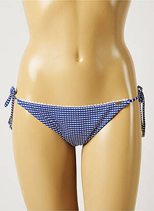 Bas de maillot de bain imprimé fantaisie bikini bleu BANANA MOON femme