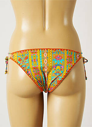 Bas de maillot de bain imprimé fantaisie culotte jaune BANANA MOON femme