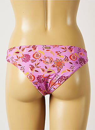 Bas de maillot de bain imprimé fleurs culotte violet BANANA MOON femme