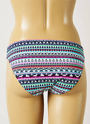 Bas de maillot de bain imprimé fantaisie culotte bleu BANANA MOON femme
