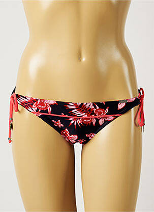Bas de maillot de bain imprimé fleurs bikini bleu BANANA MOON femme