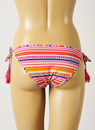 Bas de maillot de bain fermeture liens à nouer bikini orange BANANA MOON femme