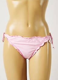 Bas de maillot de bain fermeture liens à nouer bikini rose BANANA MOON femme