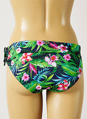 Bas de maillot de bain tissage satiné culotte vert BANANA MOON femme