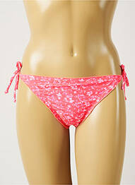 Bas de maillot de bain imprimé fleurs culotte rose BANANA MOON femme
