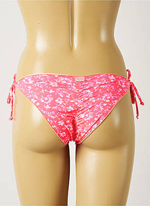 Bas de maillot de bain imprimé fleurs culotte rose BANANA MOON femme