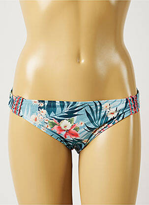 Bas de maillot de bain imprimé tie and dye culotte bleu BANANA MOON femme