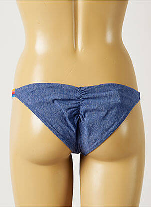 Bas de maillot de bain micro fibres culotte bleu BANANA MOON femme