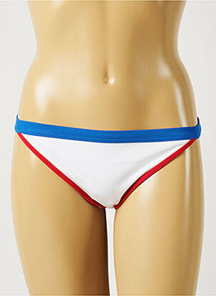 Bas de maillot de bain micro fibres culotte blanc BANANA MOON femme
