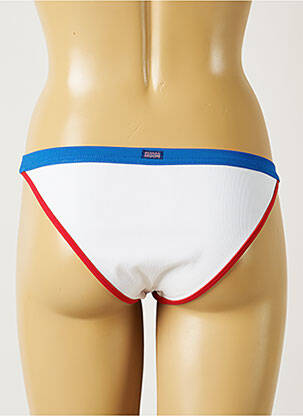 Bas de maillot de bain micro fibres culotte blanc BANANA MOON femme