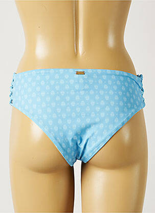 Bas de maillot de bain imprimé fantaisie culotte bleu BANANA MOON femme