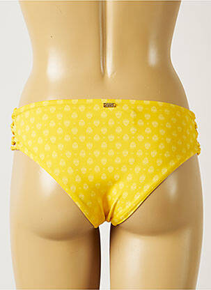 Bas de maillot de bain imprimé fantaisie culotte jaune BANANA MOON femme