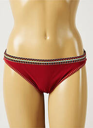 Bas de maillot de bain micro fibres culotte rouge BANANA MOON femme