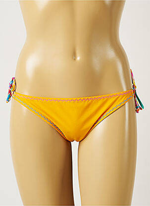 Bas de maillot de bain micro fibres bikini jaune BANANA MOON femme