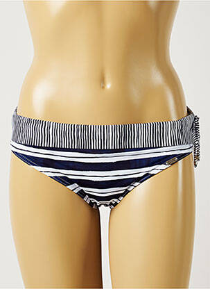 Bas de maillot de bain micro fibres culotte bleu BANANA MOON femme