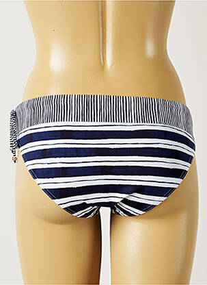 Bas de maillot de bain micro fibres culotte bleu BANANA MOON femme