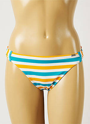 Bas de maillot de bain micro fibres culotte bleu BANANA MOON femme