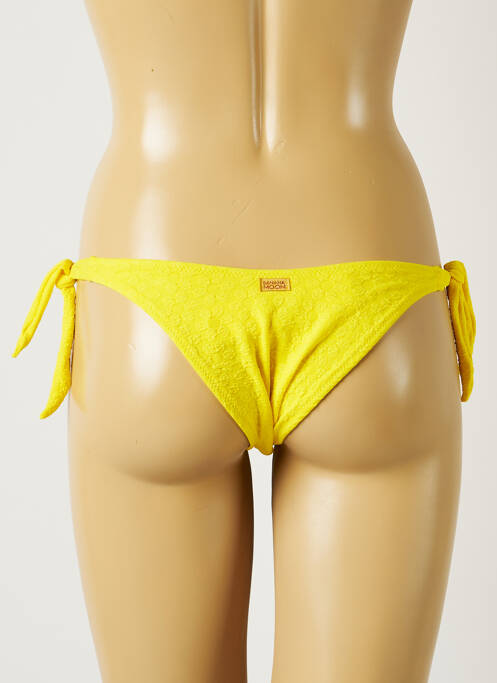 Bas de maillot de bain jaune BANANA MOON pour femme