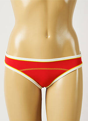 Bas de maillot de bain réversible culotte rouge BANANA MOON femme