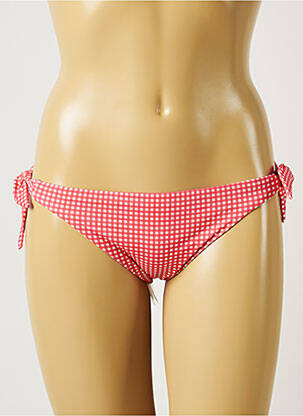 Bas de maillot de bain effet matière satinée bikini rose BANANA MOON femme