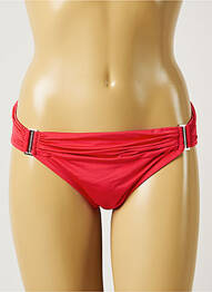 Bas de maillot de bain tissage satiné culotte rose BANANA MOON femme