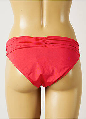 Bas de maillot de bain tissage satiné culotte rose BANANA MOON femme