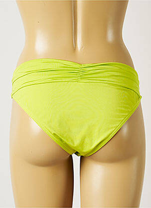 Bas de maillot de bain tissage satiné culotte vert BANANA MOON femme