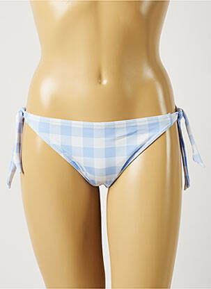 Bas de maillot de bain fermeture liens à nouer bikini bleu BANANA MOON femme