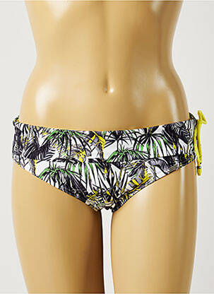 Bas de maillot de bain imprimé tie and dye culotte jaune BANANA MOON femme