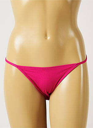 Bas de maillot de bain stretch bikini rose BANANA MOON femme
