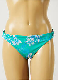 Bas de maillot de bain imprimé fleurs culotte vert BANANA MOON femme