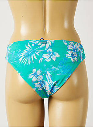 Bas de maillot de bain imprimé fleurs culotte vert BANANA MOON femme
