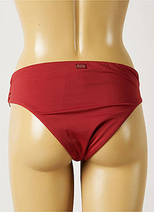 Bas de maillot de bain tissage satiné culotte orange BANANA MOON femme