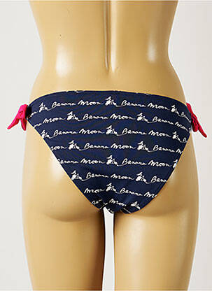 Bas de maillot de bain imprimé fantaisie bikini bleu BANANA MOON femme