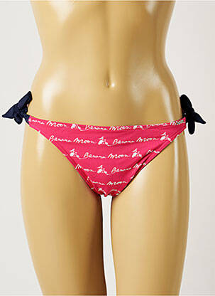 Bas de maillot de bain imprimé fantaisie bikini rose BANANA MOON femme