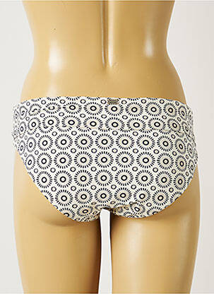 Bas de maillot de bain effet matière satinée culotte beige BANANA MOON femme