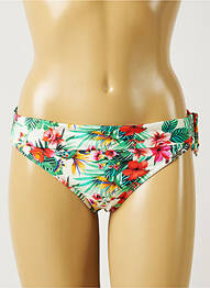 Bas de maillot de bain imprimé tie and dye culotte vert BANANA MOON femme