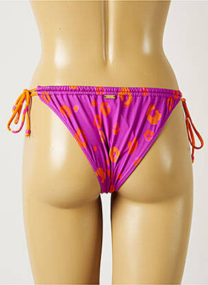 Bas de maillot de bain fermeture liens à nouer bikini violet BANANA MOON femme