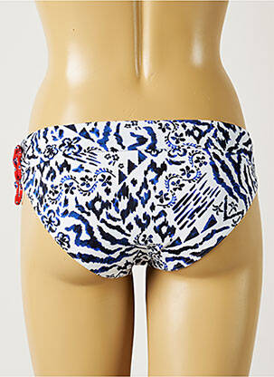 Bas de maillot de bain tissage satiné culotte blanc BANANA MOON femme