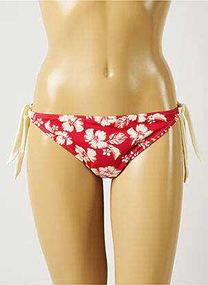 Bas de maillot de bain imprimé fleurs culotte rose BANANA MOON femme
