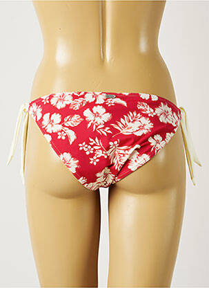 Bas de maillot de bain imprimé fleurs culotte rose BANANA MOON femme