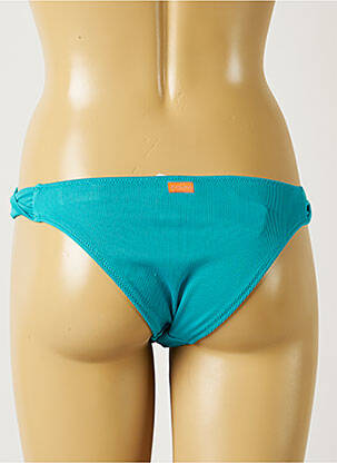 Bas de maillot de bain tissage satiné culotte bleu BANANA MOON femme