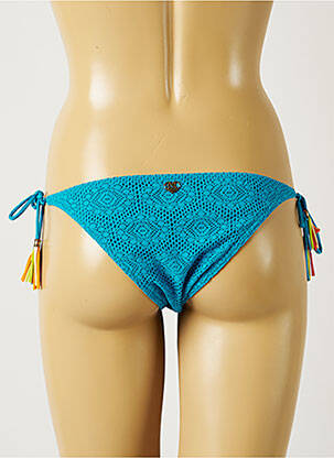 Bas de maillot de bain fermeture liens à nouer culotte bleu BANANA MOON femme