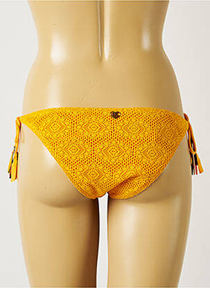 Bas de maillot de bain fermeture liens à nouer culotte orange BANANA MOON femme