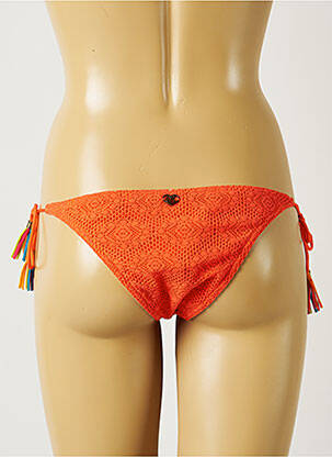 Bas de maillot de bain fermeture liens à nouer culotte orange BANANA MOON femme