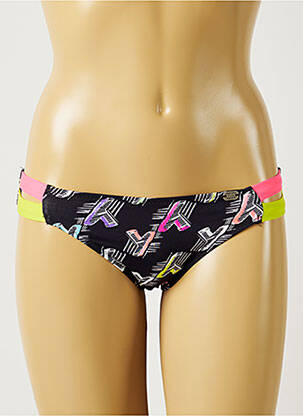 Bas de maillot de bain tissage satiné culotte noir BANANA MOON femme