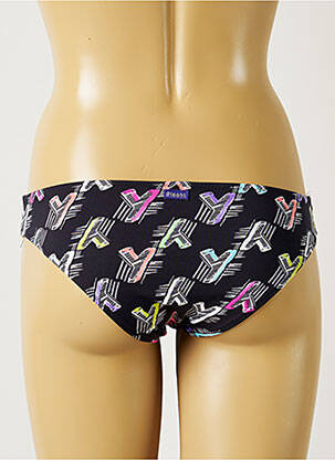 Bas de maillot de bain tissage satiné culotte noir BANANA MOON femme