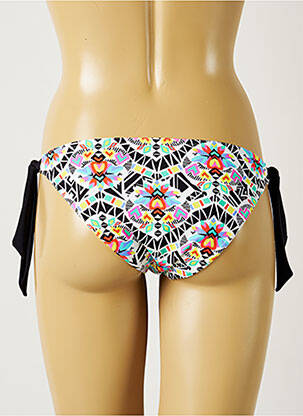 Bas de maillot de bain imprimé fantaisie bikini blanc BANANA MOON femme