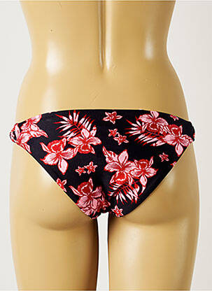 Bas de maillot de bain imprimé fleurs culotte noir BANANA MOON femme