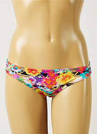 Bas de maillot de bain imprimé fleurs culotte rose BANANA MOON femme